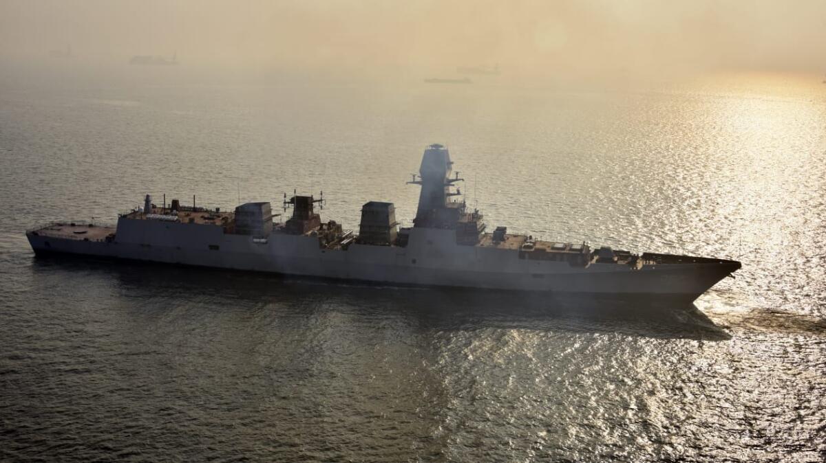 INS Mormugao: il secondo P15B indiano inizia le prove in mare - 