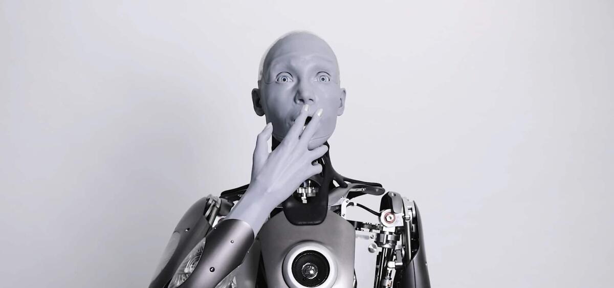 Ameca, il robot umanoide dalle incredibili espressioni facciali - Fonte: Engineered Arts