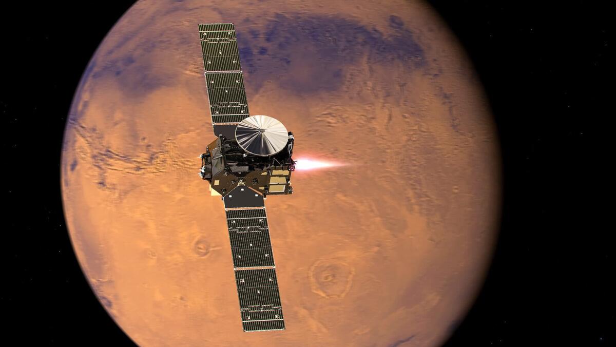 La missione Exomars rileva tracce di acqua nei canyon di Marte - ExoMars, TGO,. ESA, Rosmocos, acqua,  Marte Credits: ESA