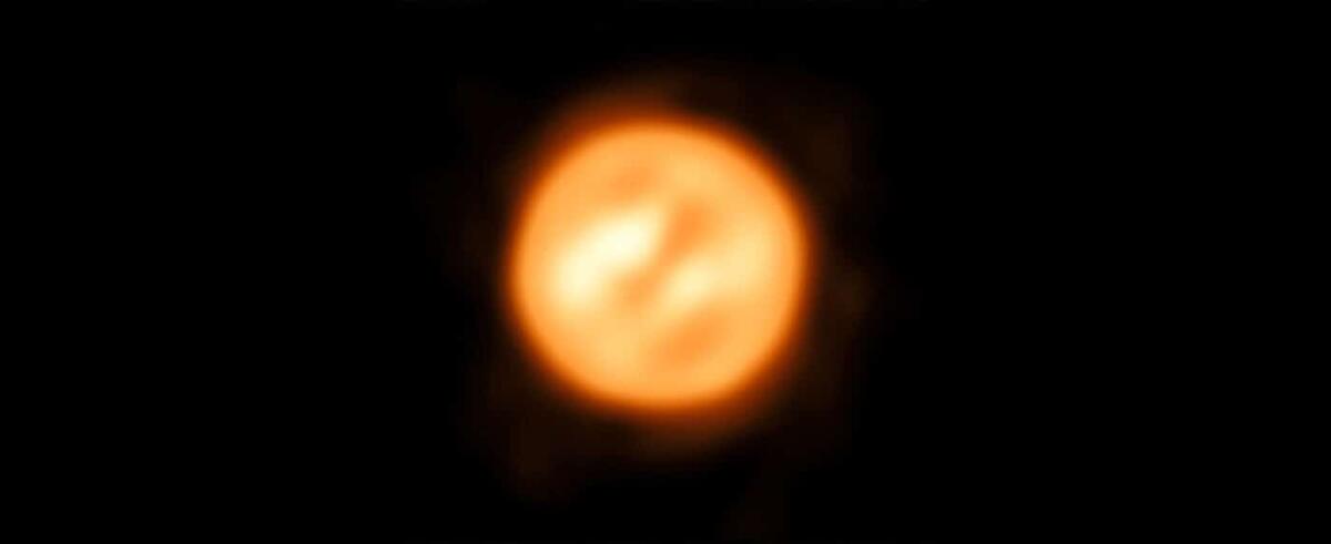 La miglior foto di superficie e atmosfera di una stella diversa dal Sole - Credit: ESO