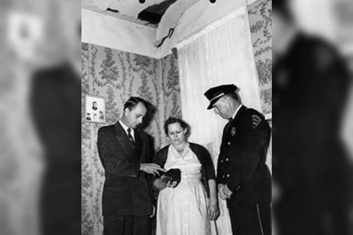 Sindaco dell'Alabama Ed Howard, Ann Hodges e Capo della Polizia della città Ashcraft. Credits: University of Alabama