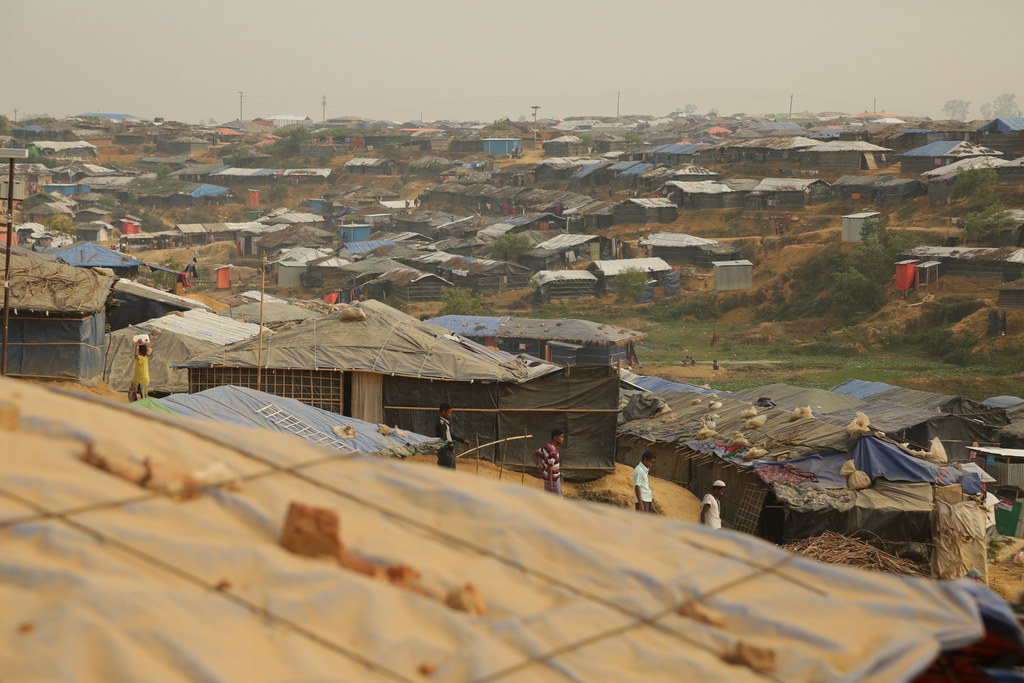 Credits: "View of the sprawling Kutupalong refugee camp near Cox's Bazar, Bangladesh." by DFID - UK Department for International Development is licensed under CC BY 2.0