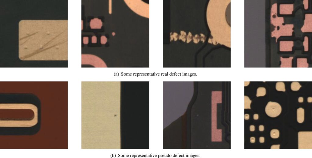 Immagini rappresentative di pseudo-difetti e difetti reali. Credits: ScienceDirect