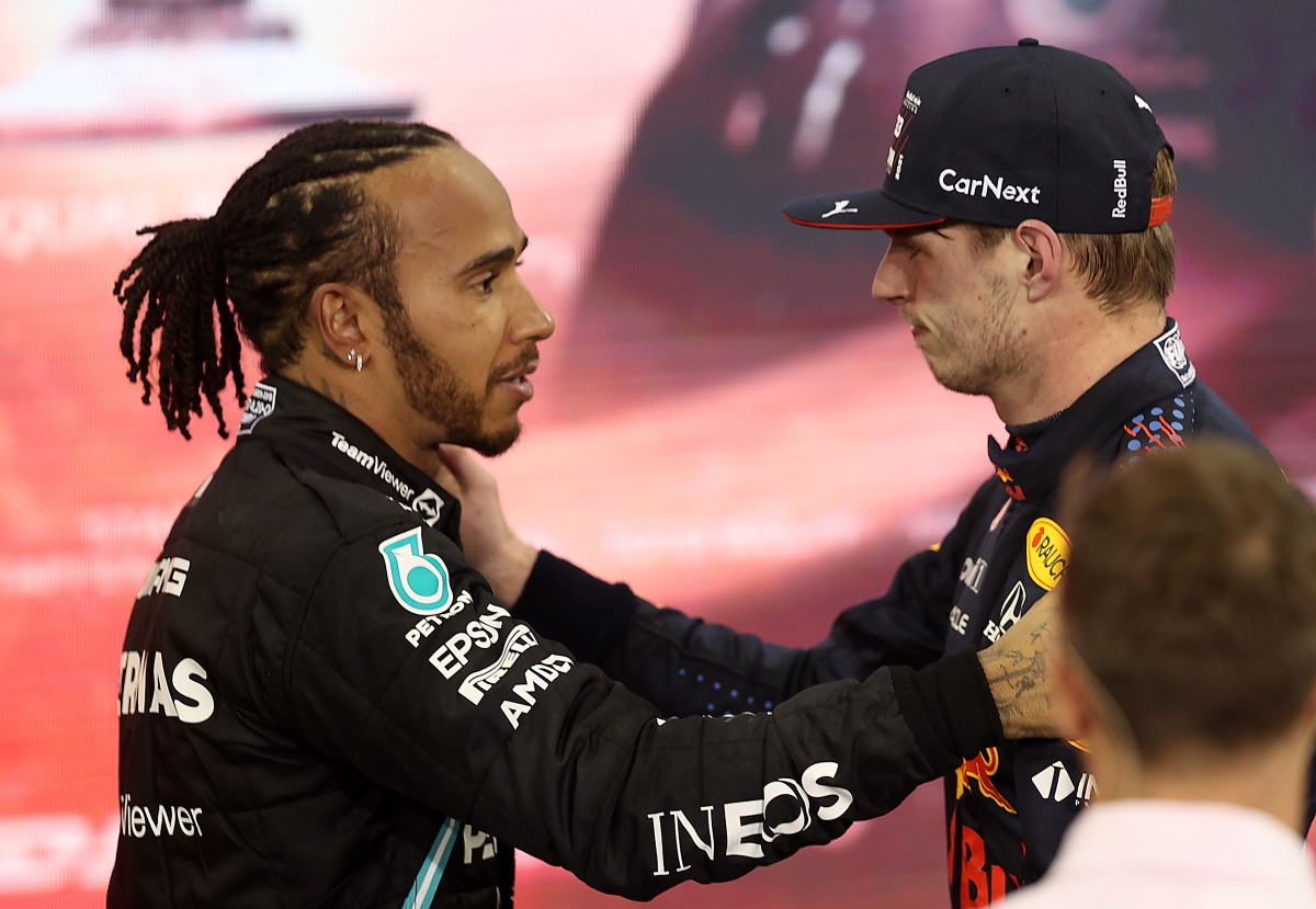 Lewis Hamilton e Max Verstappen. Credits: notizienazionali.it