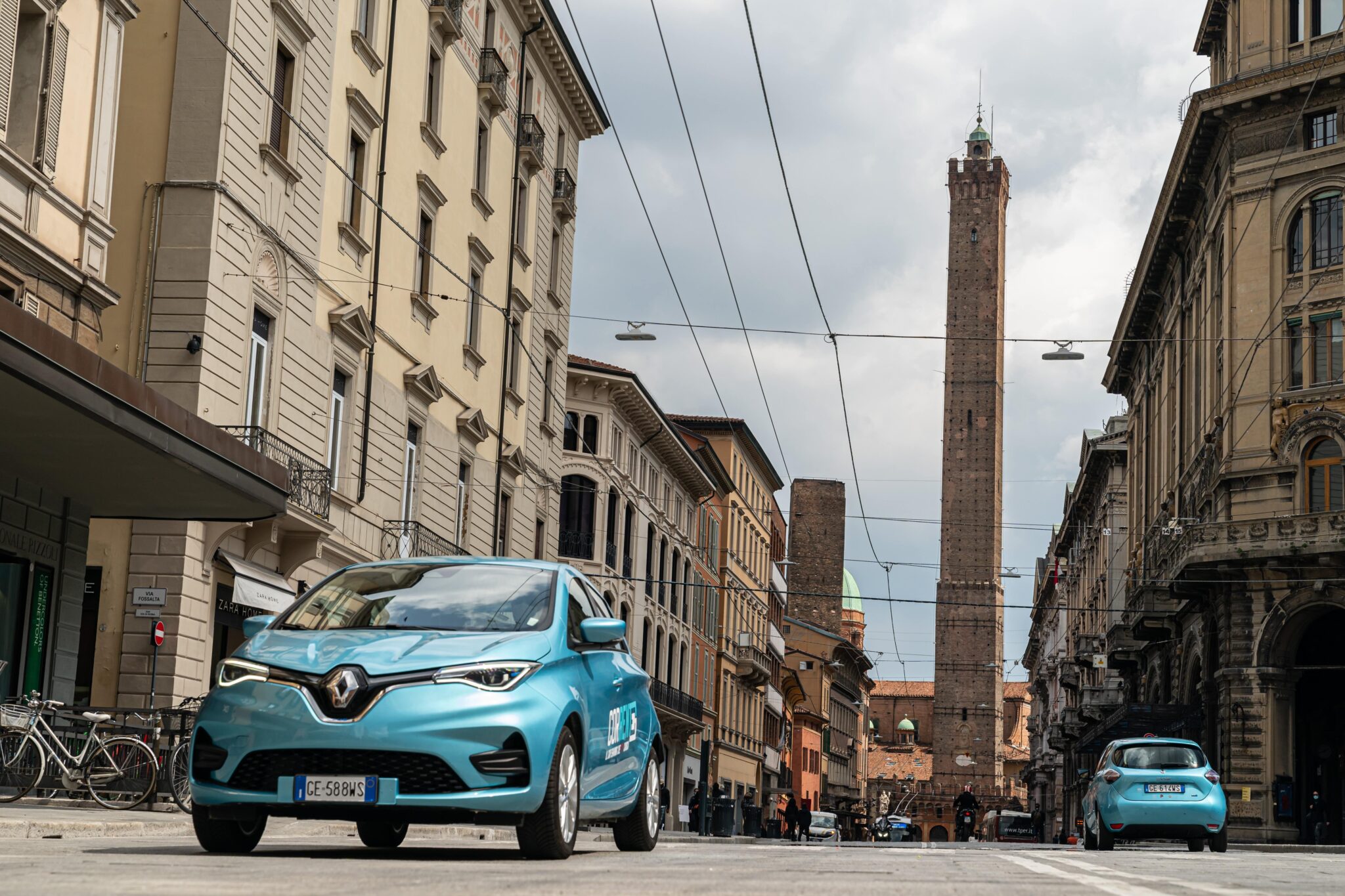 La piccola utilitaria Renault Zoe, regina assoluta dei consumi per il 2021. Credit: Media Renault Italia