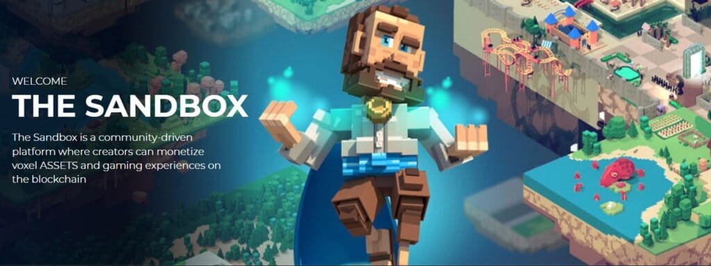The Sandbox, la piattaforma dove monetizzare la personale esperienza di gioco. Fonte: The Sandbox
