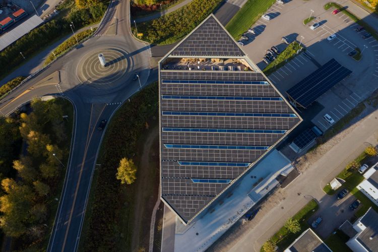 Il tetto fotovoltaico, credits: snohetta.com