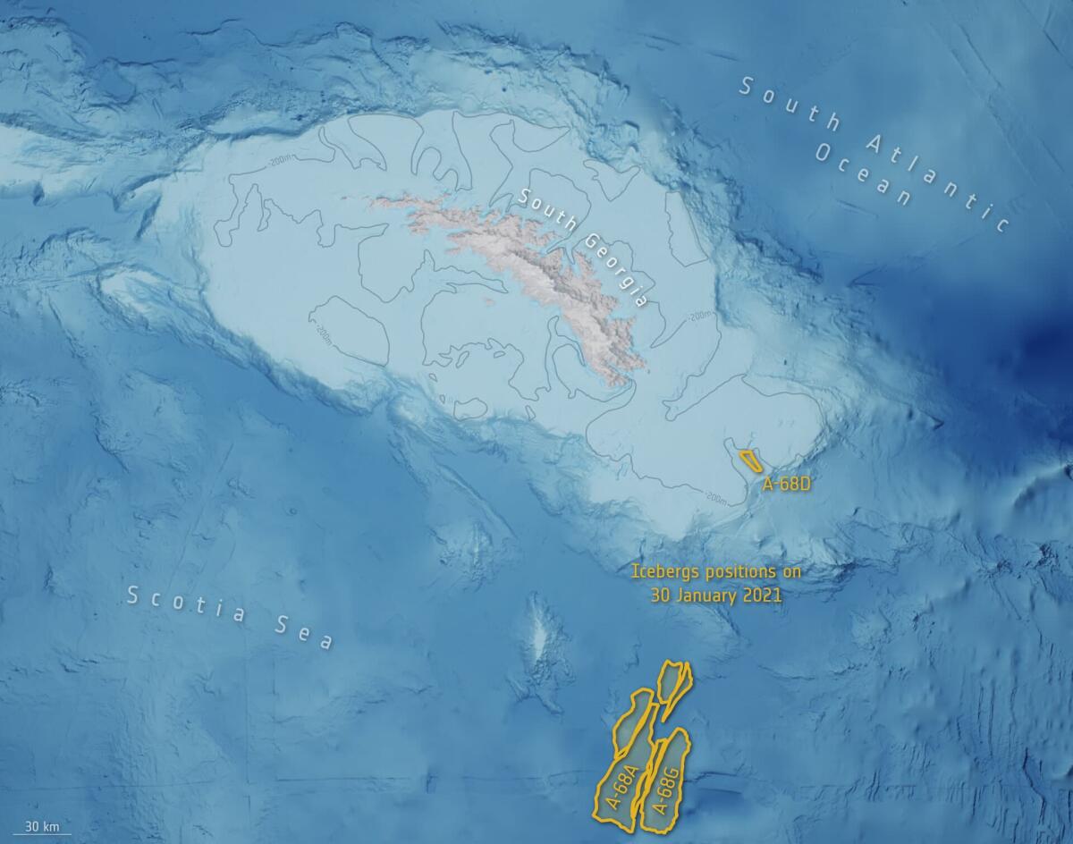 Iceberg gigante e l'epico viaggio nell'Oceano Antartico - 