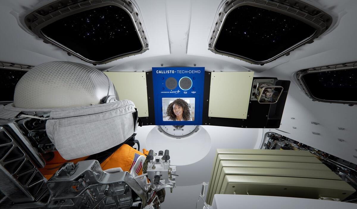 Callisto a bordo di Orion: Artemis I verso la Luna con Alexa e Webex Cisco - Callisto, Orion, Amazon, Alexa, Cisco, Webex, NASA, Lockheed Martin, Credits: Lockheed Marti