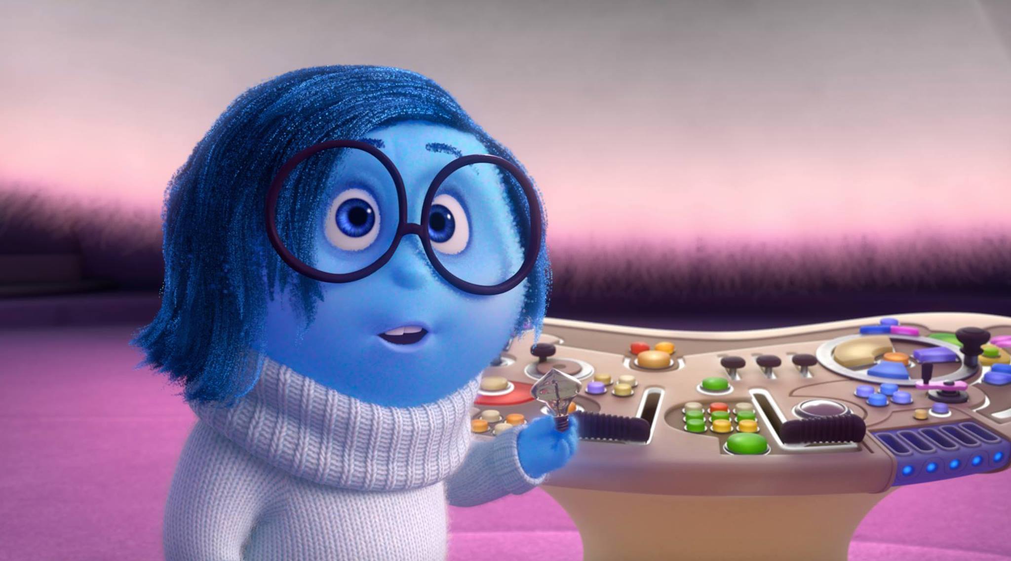 Il personaggio Tristezza, dal film d'animazione Disney "Inside Out" - credit: Inside Out
