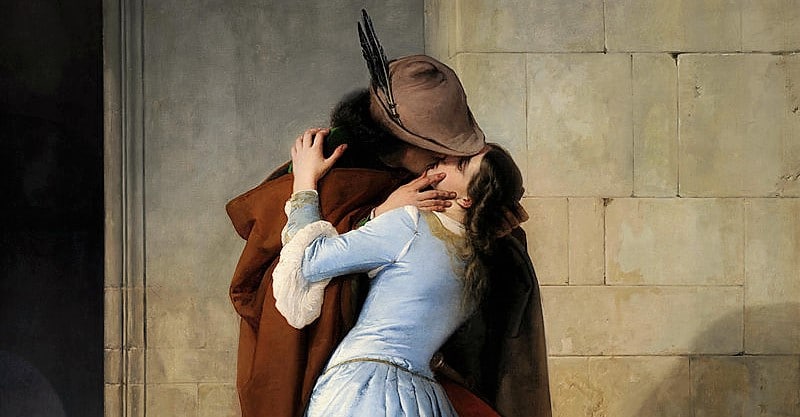 Il bacio. Episodio della giovinezza. Costumi del secolo XIV, noto come Il bacio, è un dipinto del pittore italiano Francesco Hayez, realizzato nel 1859 e conservato alla Pinacoteca di Brera.