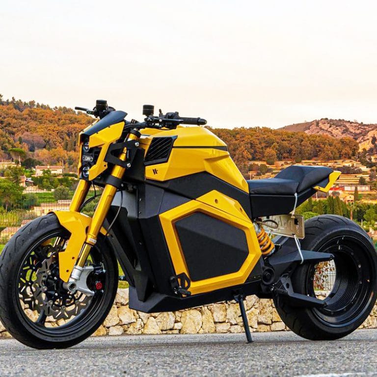 Il corpo massiccio e spigoloso della Verge TS. Credit: Verge Motorcycles