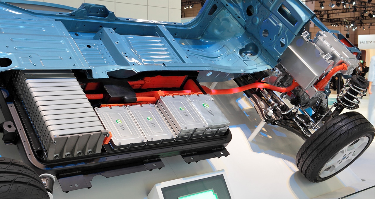 Pacco batterie della Nissan Leaf