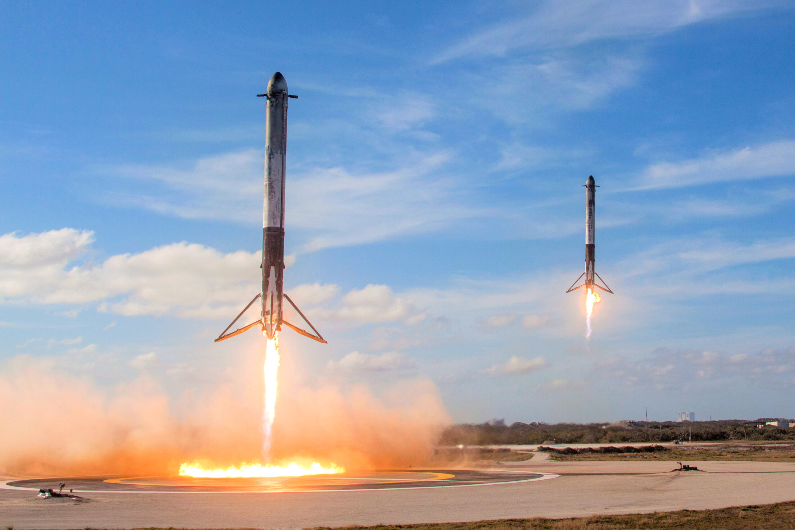 Il ritorno dei primi stadi della SpaceX