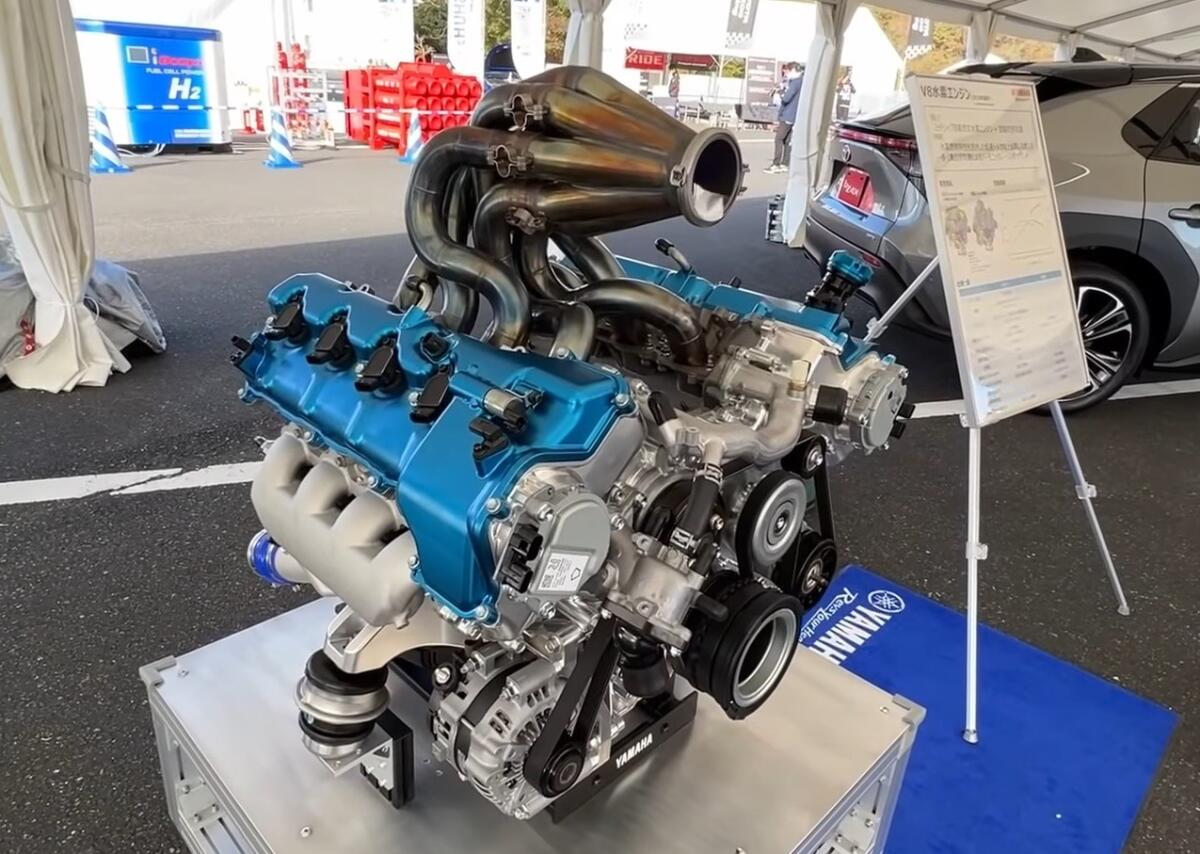 Motore V8 a idrogeno: Yamaha e Toyota fanno sul serio - Motore V8 a idrogeno Yamaha e Toyota www.autoevolution.com