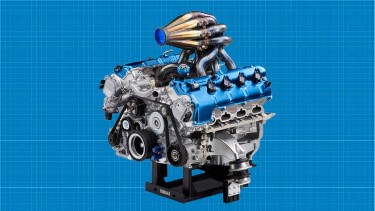Motore V8 a idrogeno Yamaha e Toyota
