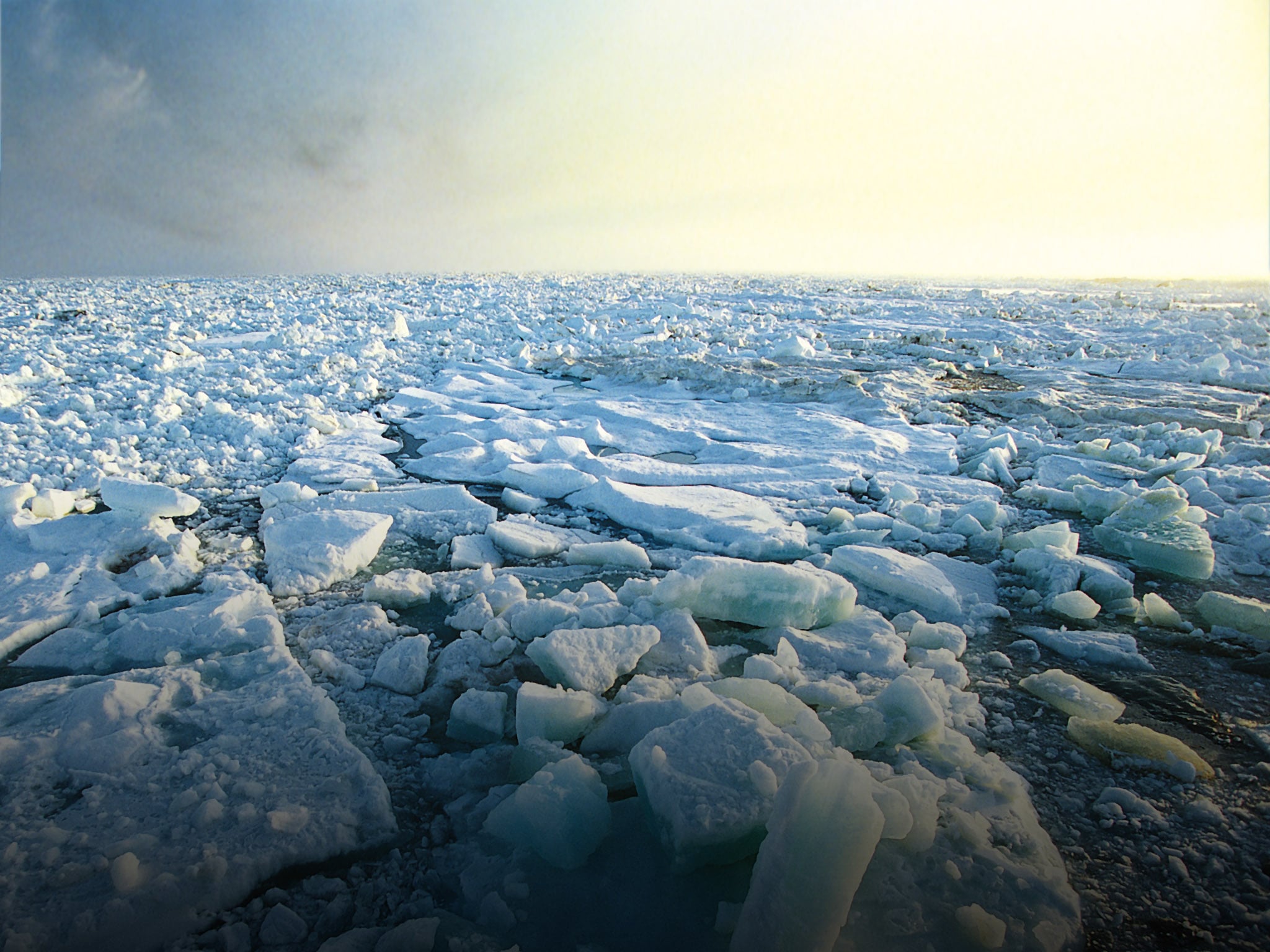 Lo scioglimento dei ghiacciai provoca l'aumento del livello del mare Credits: ESA