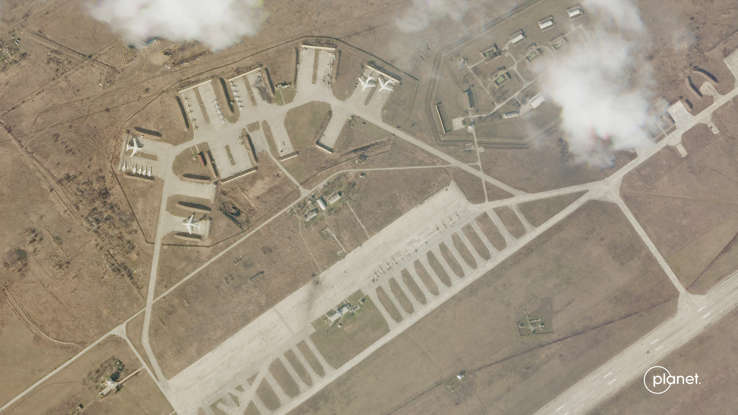 Base aerea di Mykolaiv, 24 febbraio