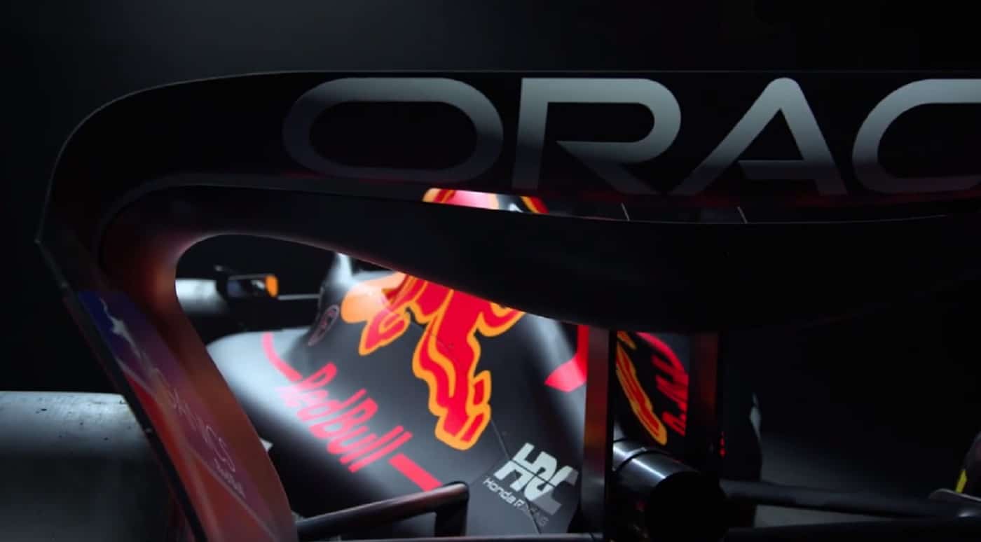 Red Bull RB18, dettagli al posteriore