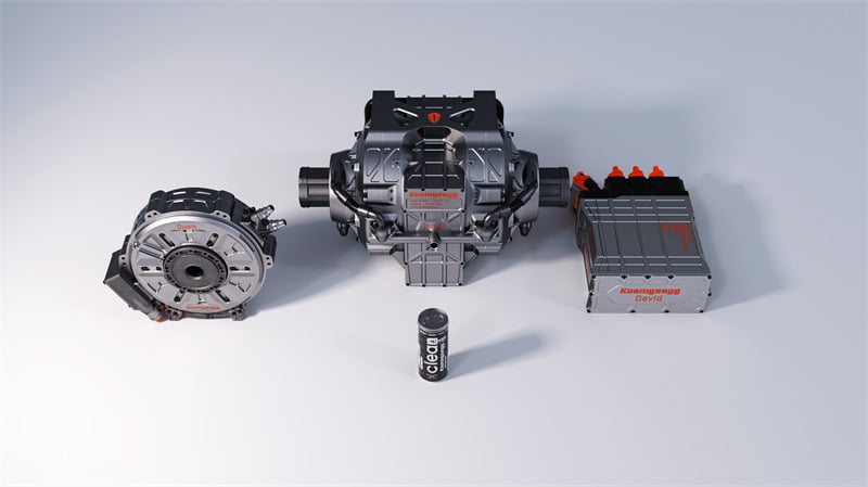 Unità Terrier, motore elettrico Quark e inverter a 6 fasi David