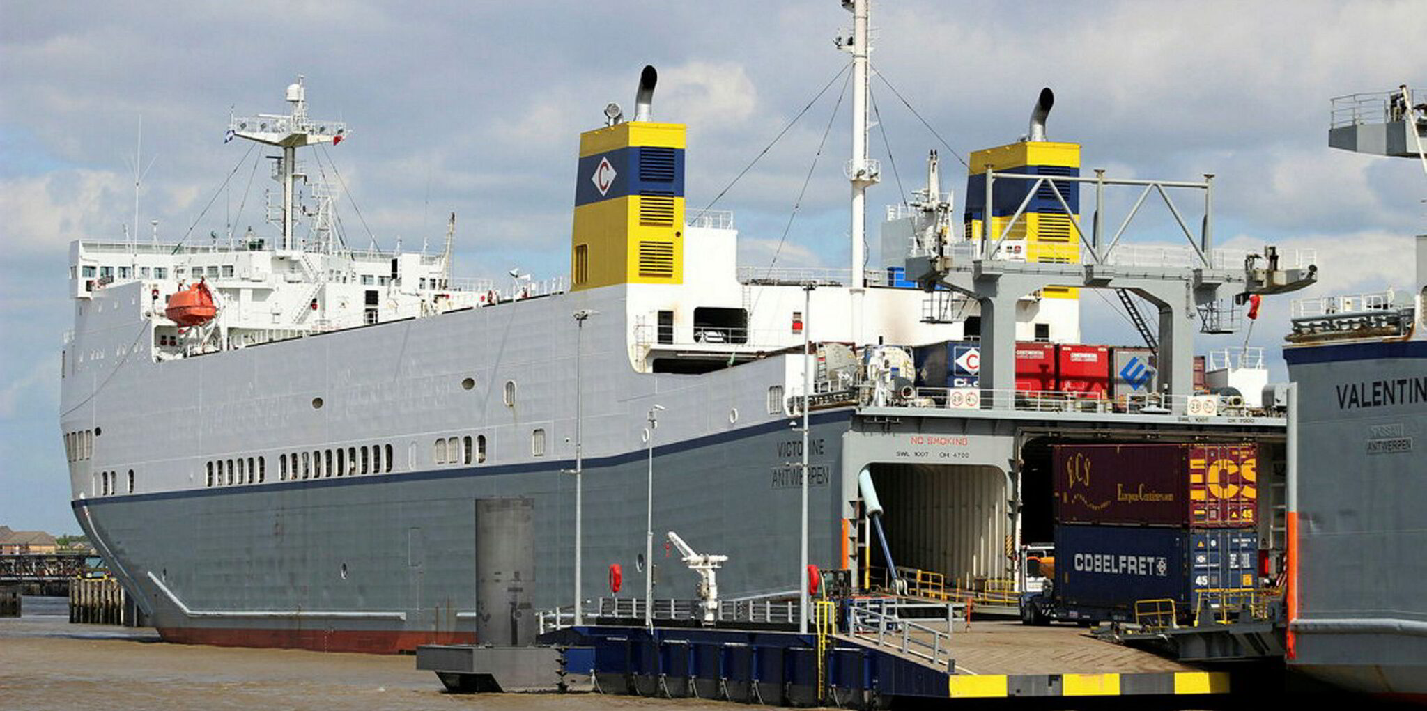 Una nave della compagnia CLdN. Fonte: CLdN