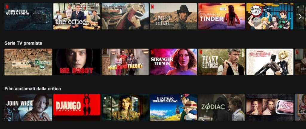 netflix anteprime