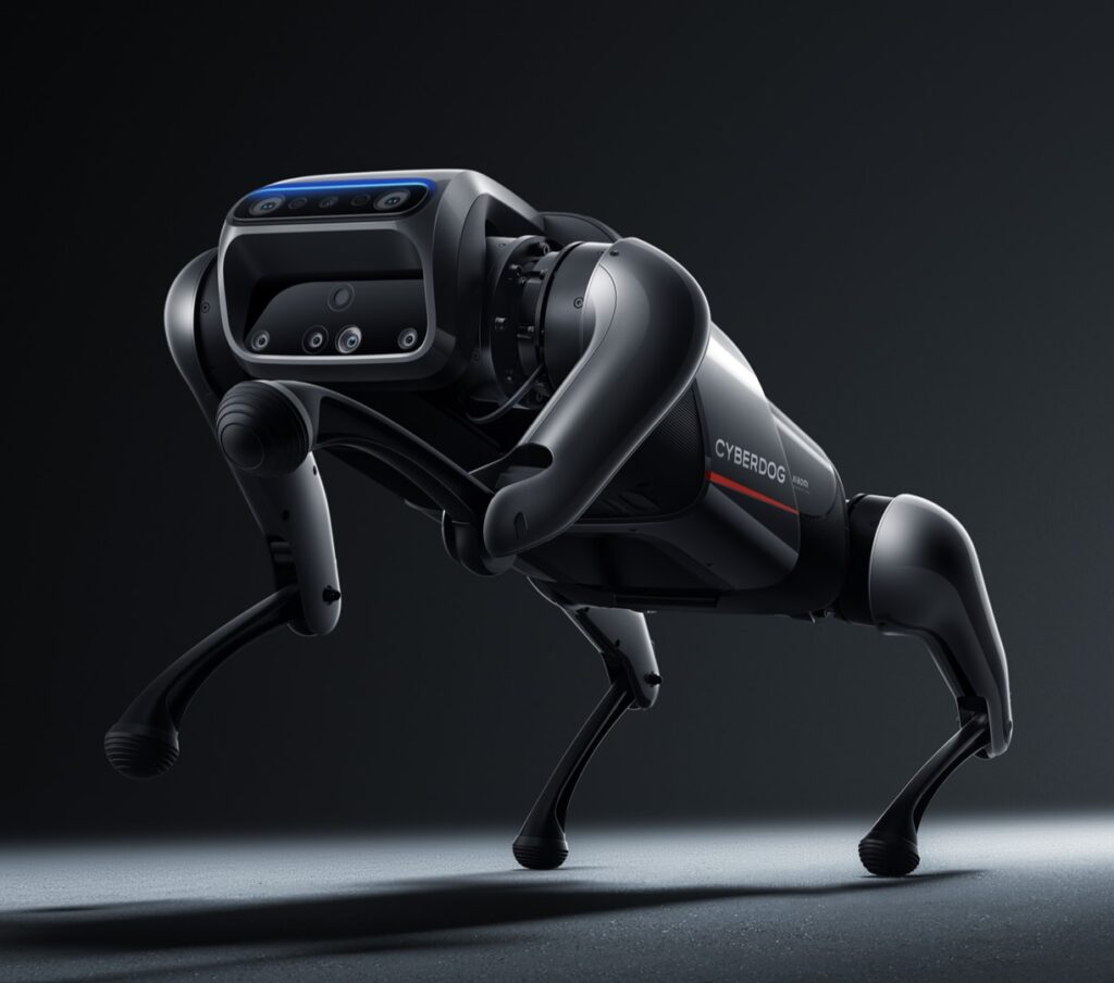Cyberdog Xiaomi cane robot. Fonte: Xiaomi