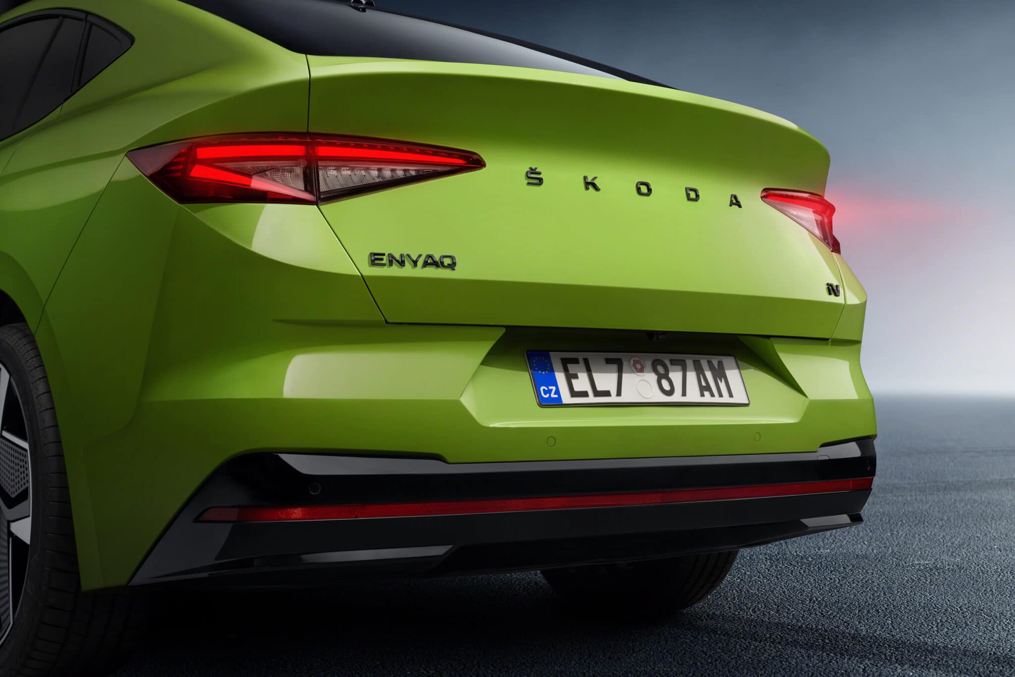 Zona posteriore Skoda Enyaq Coupe iV - Crediti foto: ufficio stampa Skoda