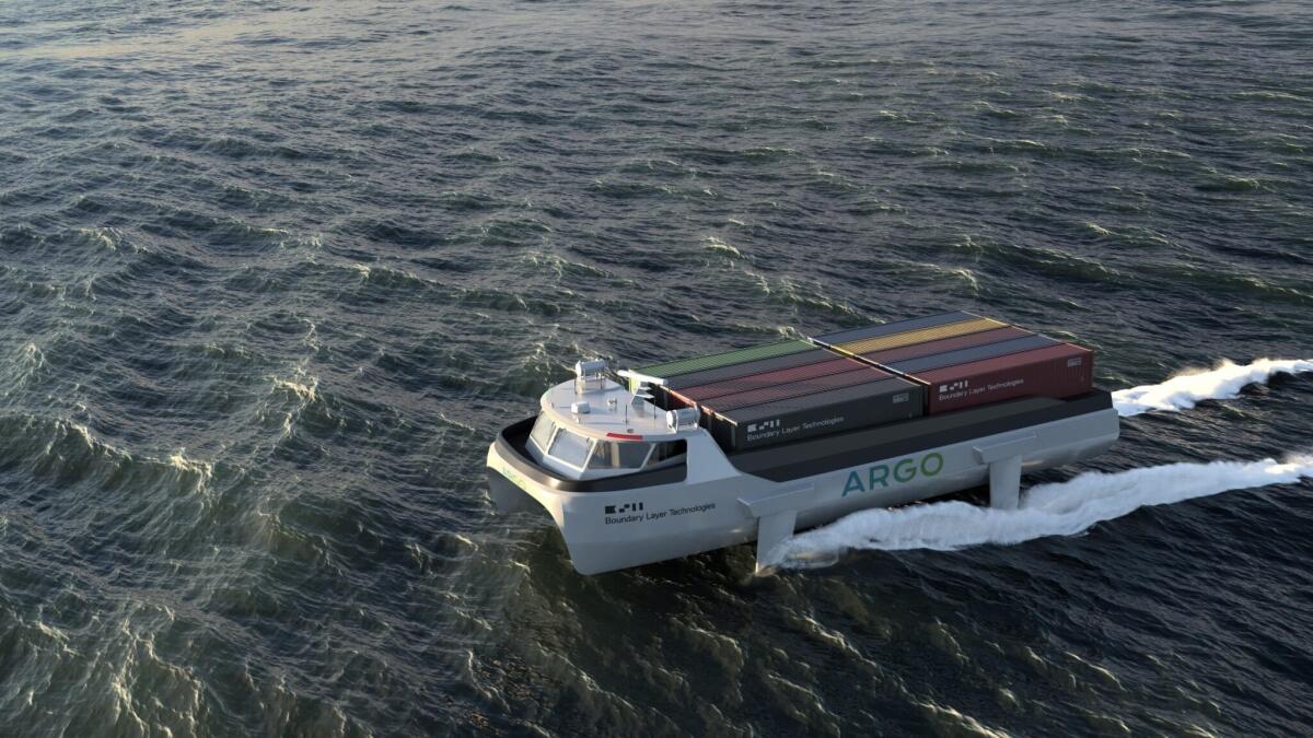 Aliscafo argo: un nuovo modo per trasportare container - 