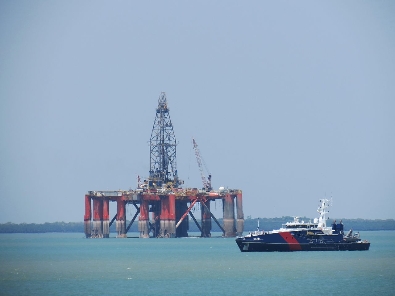 Cape St George della Australian Defence Force nel porto di Darwin. Fonte: Wikimedia Commons