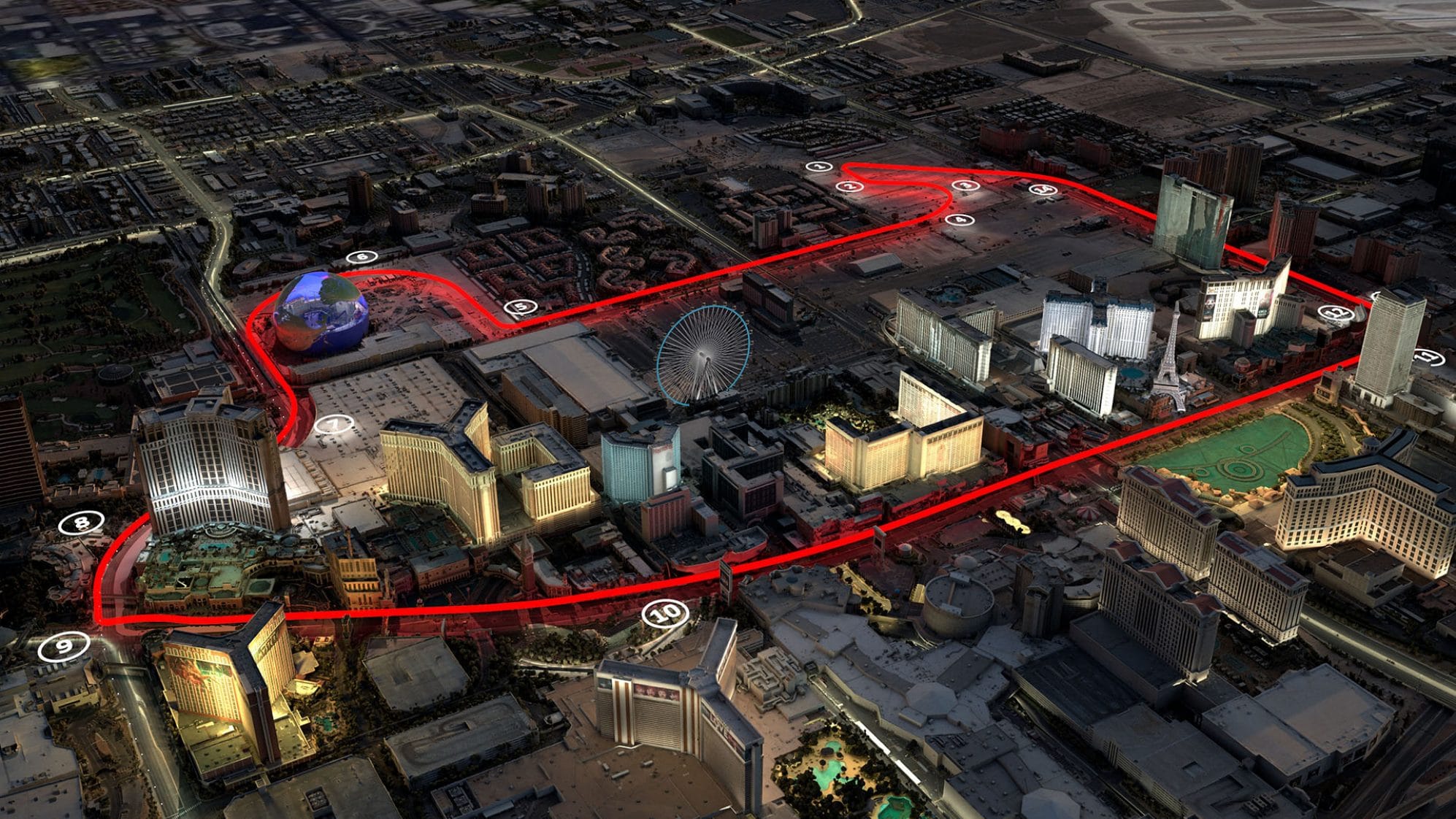 La Formula 1 tornerà a Las Vegas dal 2023 dopo un'assenza di 38 anni