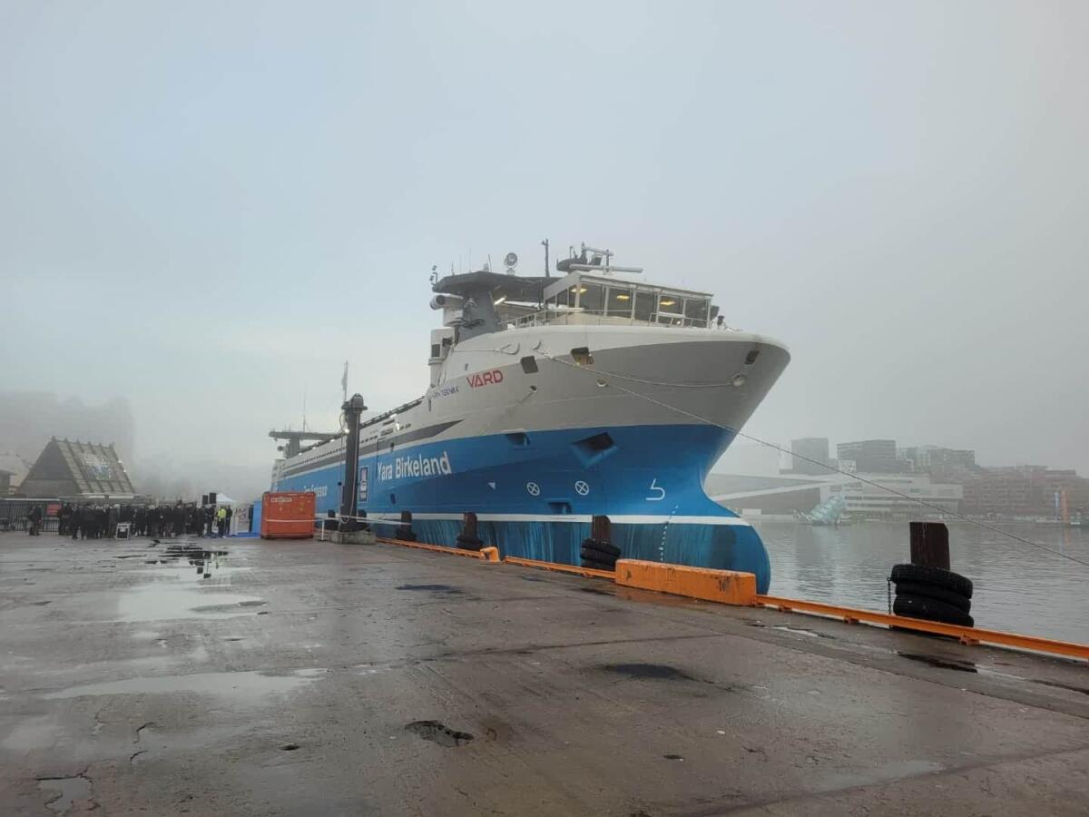 MV Yara Birkeland: la prima nave cargo completamente autonoma - 