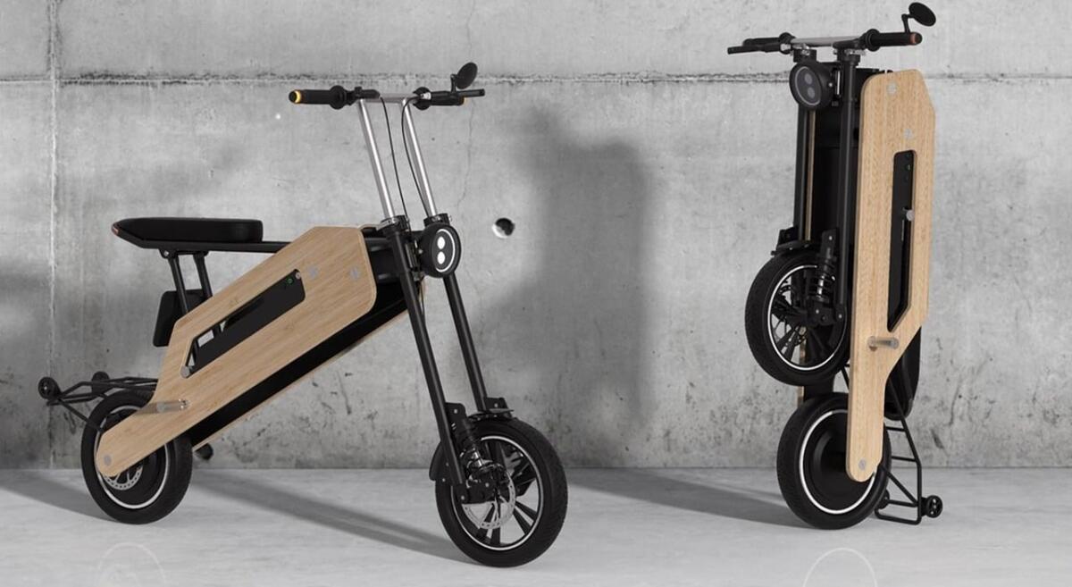 Ecco To-Move, lo scooter ecosostenible realizzato in bambù di Reinova - 