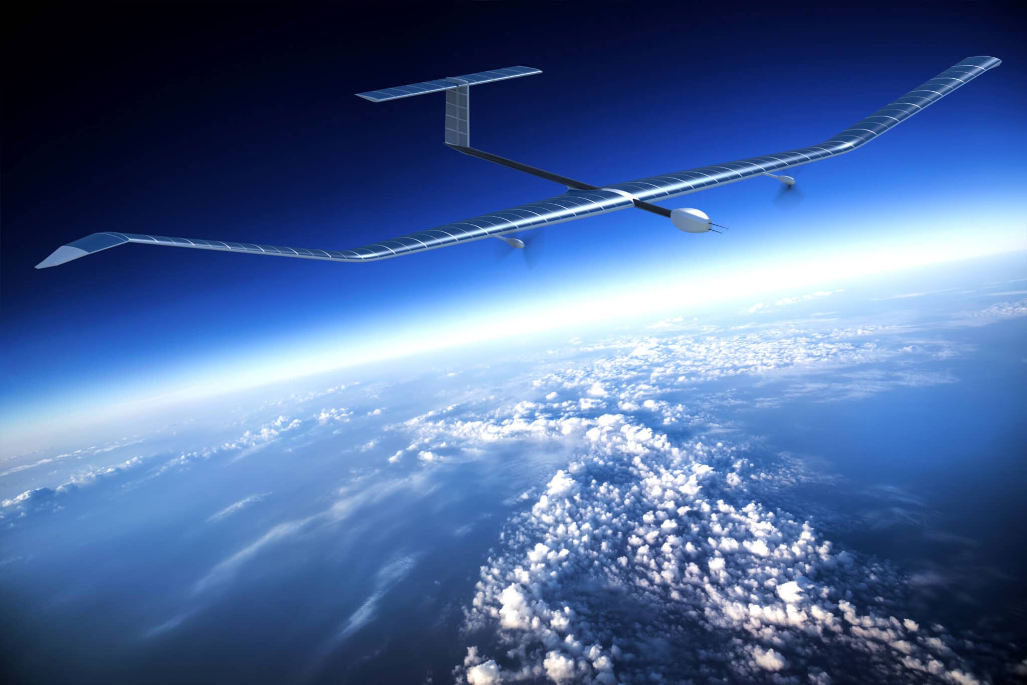 Render del drone stratosferico Zephyr Credits: Airbus