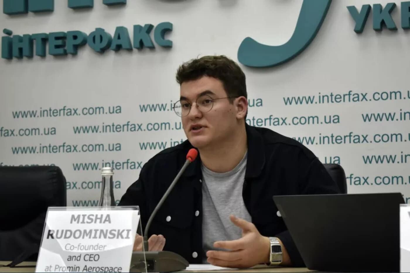 Misha Rudominski, co-fondatore e CEO di Promin Aerospace. Credit: Promin Aerospace.