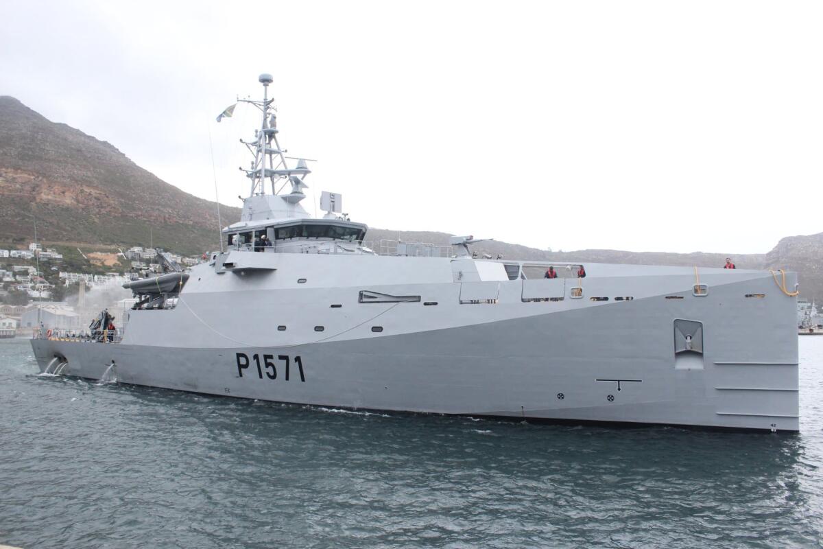 MMIPV: il primo consegnato alla marina della Repubblica Sudafricana - 