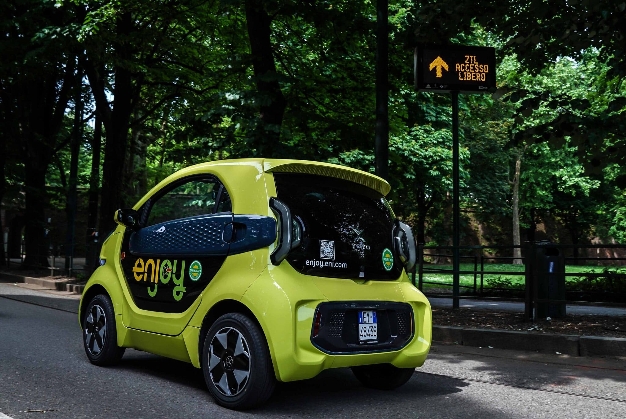 Xev Yoyo di Enjoy a Torino. Credits: Eni.com