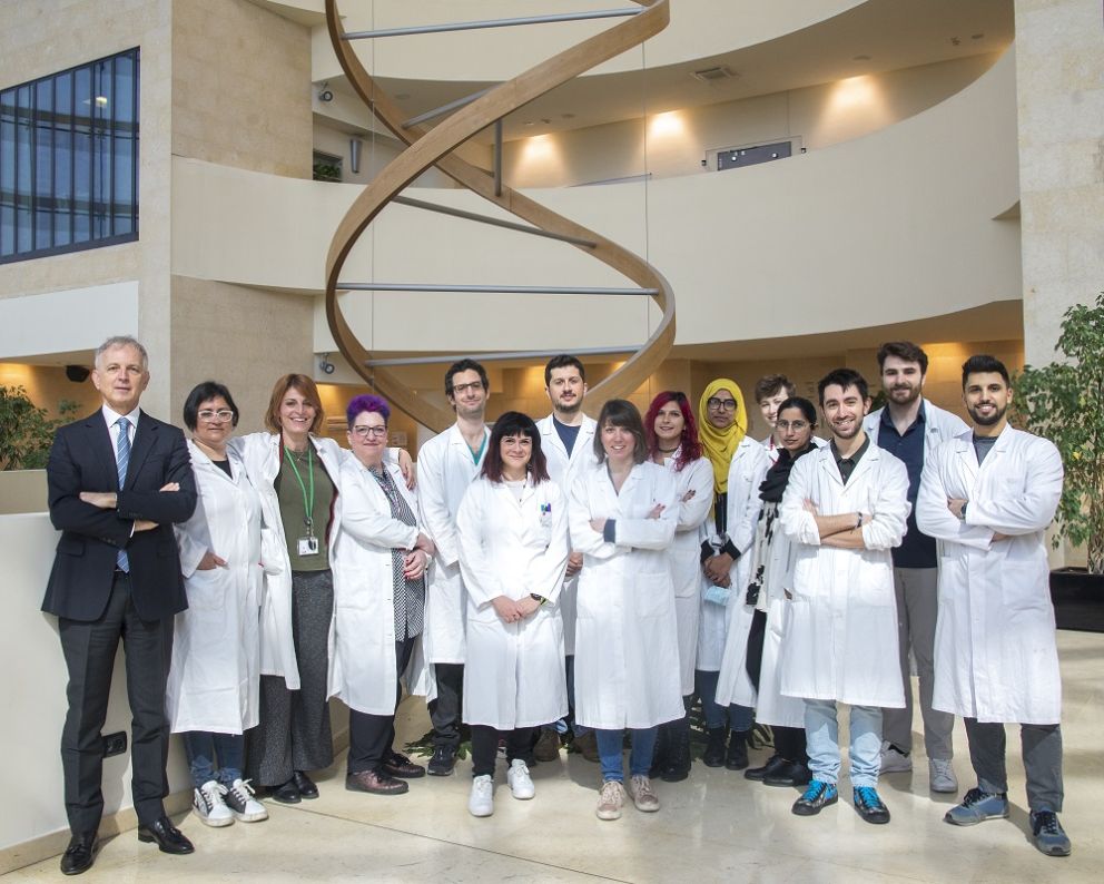 I ricercatori dell’Istituto San Raffaele-Telethon per la terapia genica (Credit @UniSR)