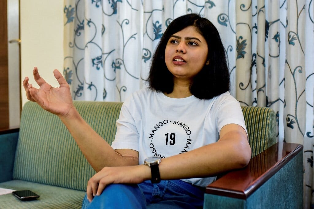 Shreya Siddanagowder durante un’intervista con AFP. - Credits: MOHAN Foundation