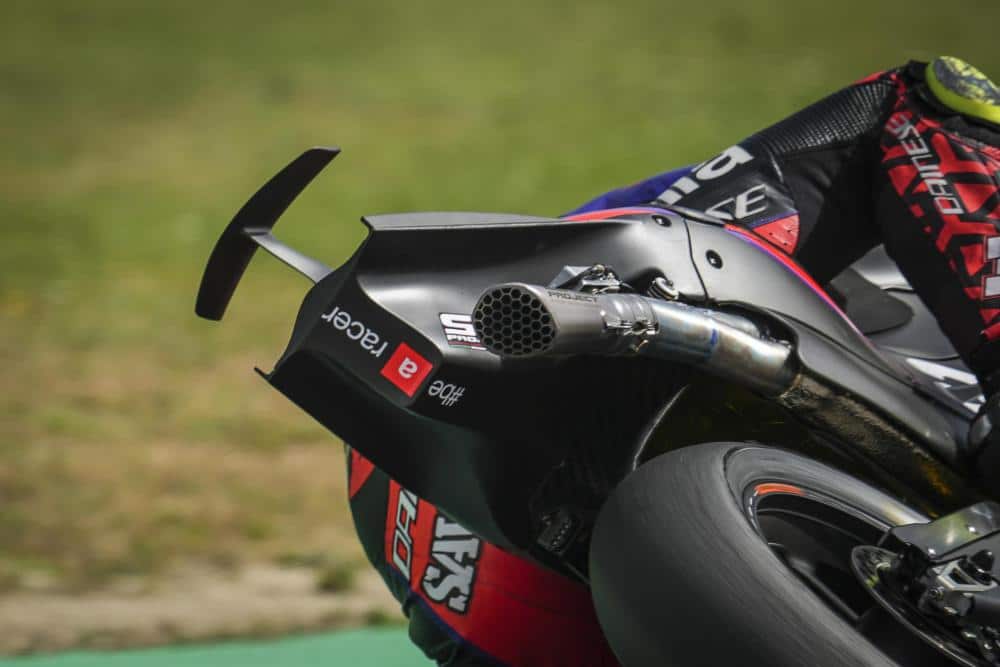 L'Aprilia RS-GP 2022 e la novità portata al Mugello