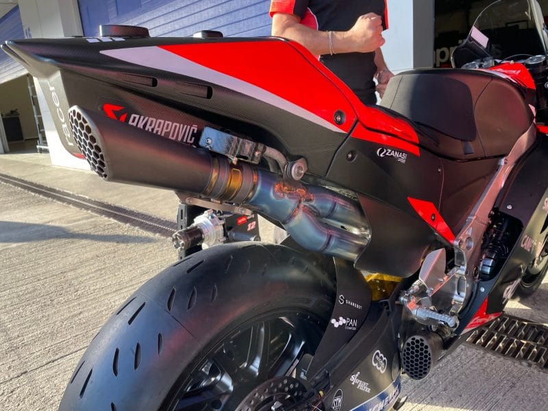 L'Aprilia RS-GP 2022 e la novità portata al Mugello
