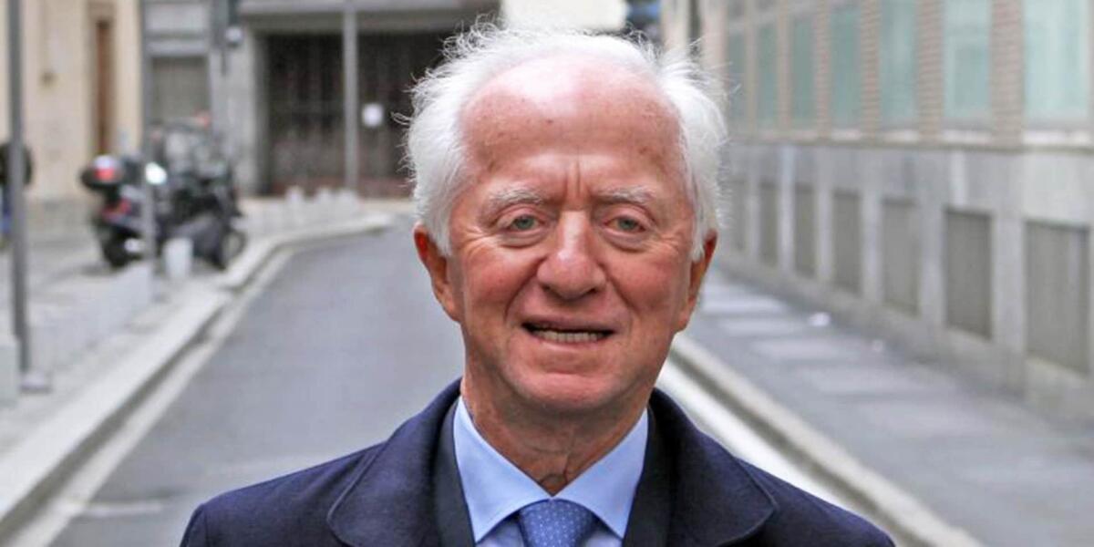 Leonardo Del Vecchio, Luxottica dice addio al suo fondatore - INAUGURAZIONE DELLA VIA SAN NICOLAO RIQUALIFICATA, LEONARDO DEL VECCHIO (MILANO - 2016-04-12, ALBERTO CATTANEO) p.s. la foto e' utilizzabile nel rispetto del contesto in cui e' stata scattata, e senza intento diffamatorio del decoro delle persone rap