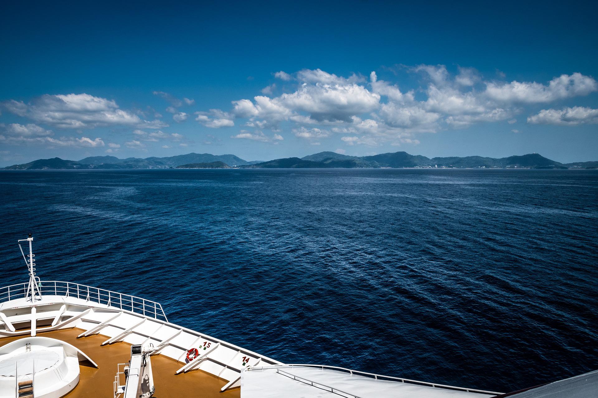 Vista da una nave da crociera