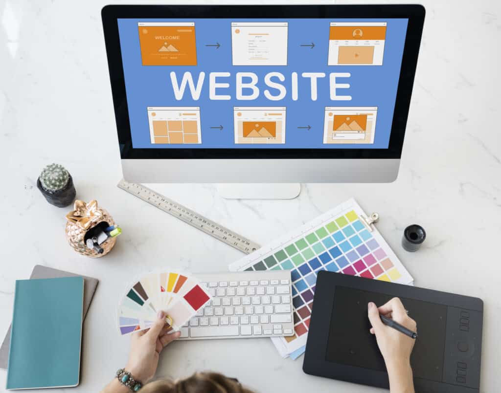 Progettazione di siti web.