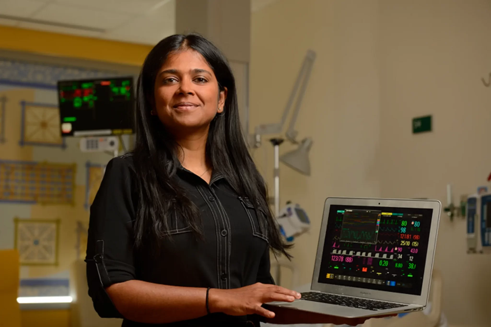 Suchi Saria e altri ricercatori della Johns Hopkins University hanno sviluppato un nuovo strumento di intelligenza artificiale per rilevare la sepsi - Credits: Will Kirk - Johns Hopkins University