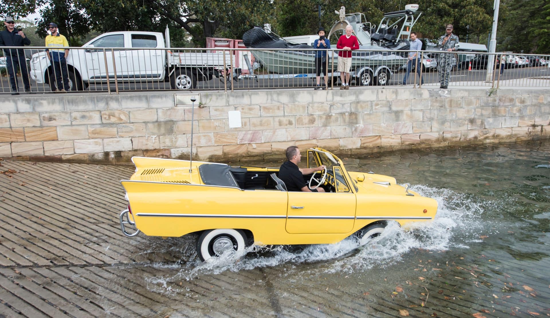 Una foto recente della Amphicar risalente al 2018, scattata a Sydney, in Australia - Crediti foto: James D. Morgan