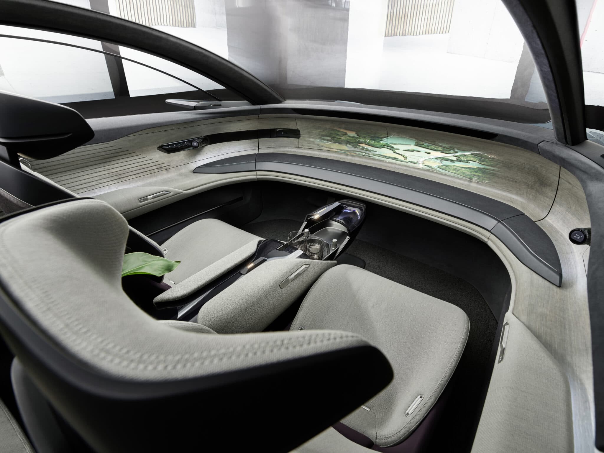 Gli interni dell'Audi Grandsphere - Crediti foto: ufficio stampa Audi