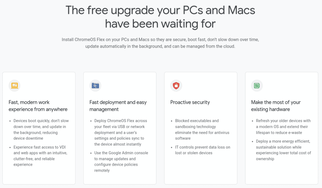Chrome OS Flex rilasciato: ridate vita ai vostri vecchi Mac e PC
