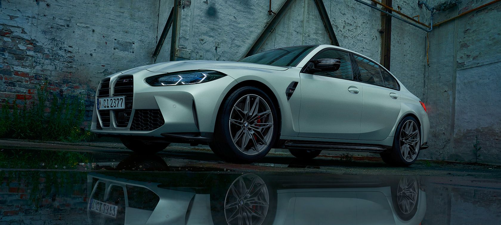 Un esempio di vettura sportiva con motore anteriore e trazione integrale, la BMW M3 Competition Berlina. Source: sito ufficiale BMW Italia