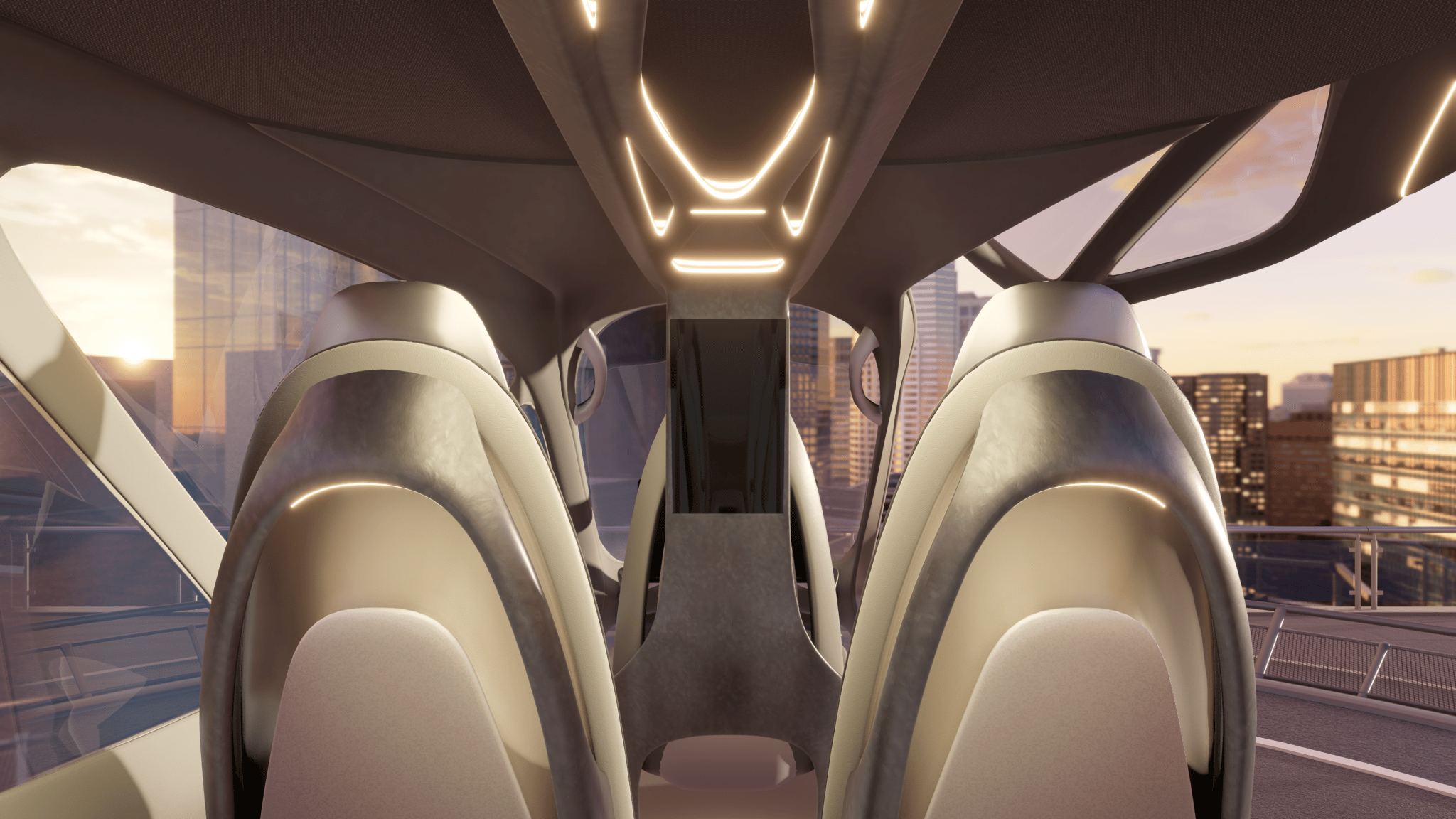 L'abitacolo del veicolo eVTOL - crediti foto: ufficio stampa Hyundai